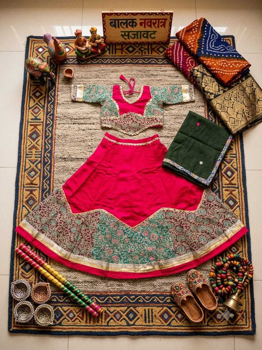 Cotton Kids Lehenga