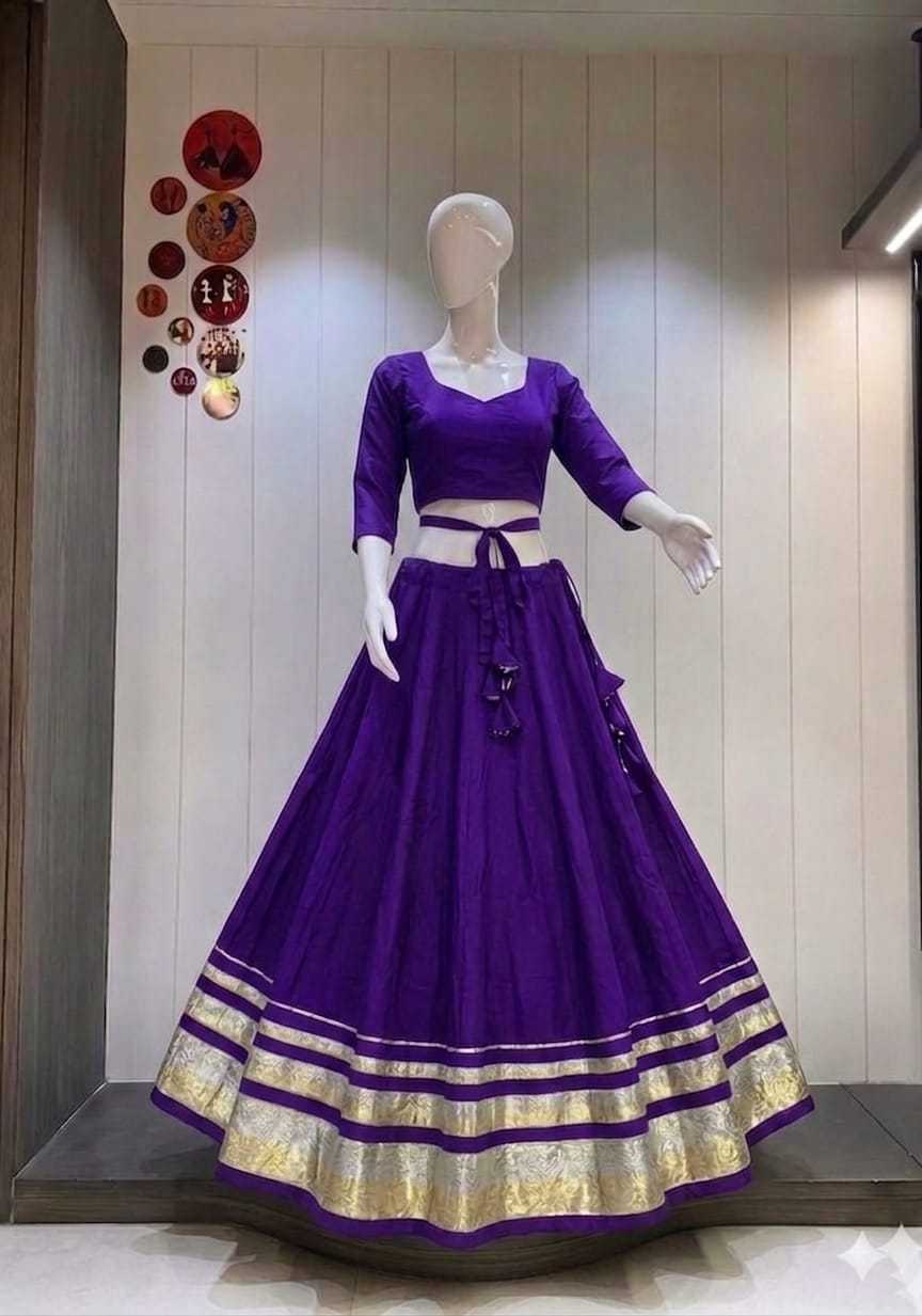 Agnisha Heavy Roman Silk Traditional Lehenga