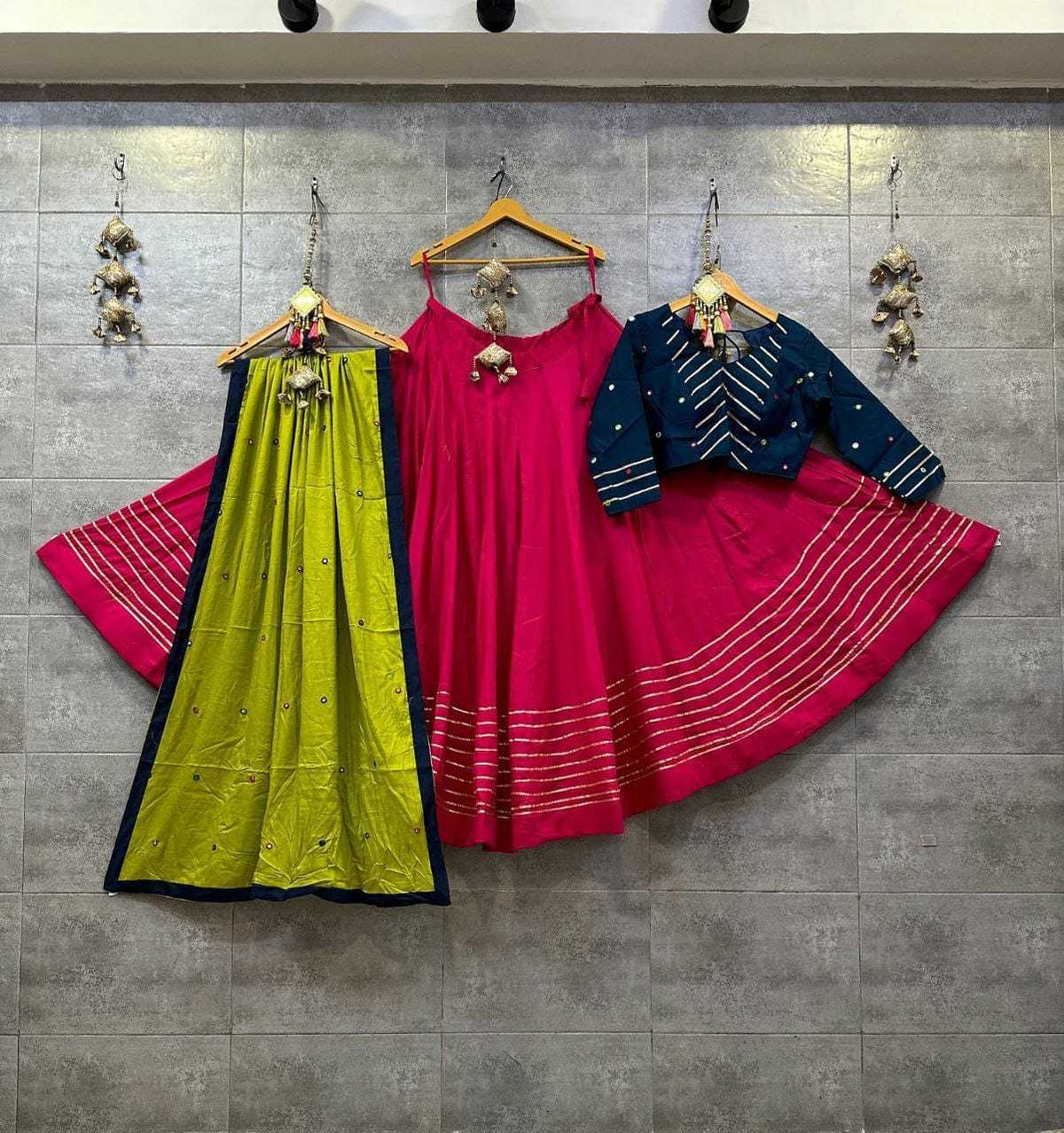 Aindhri Cotton Fancy Lehenga
