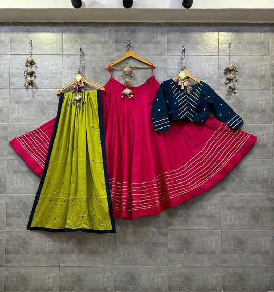 Aindhri Cotton Fancy Lehenga