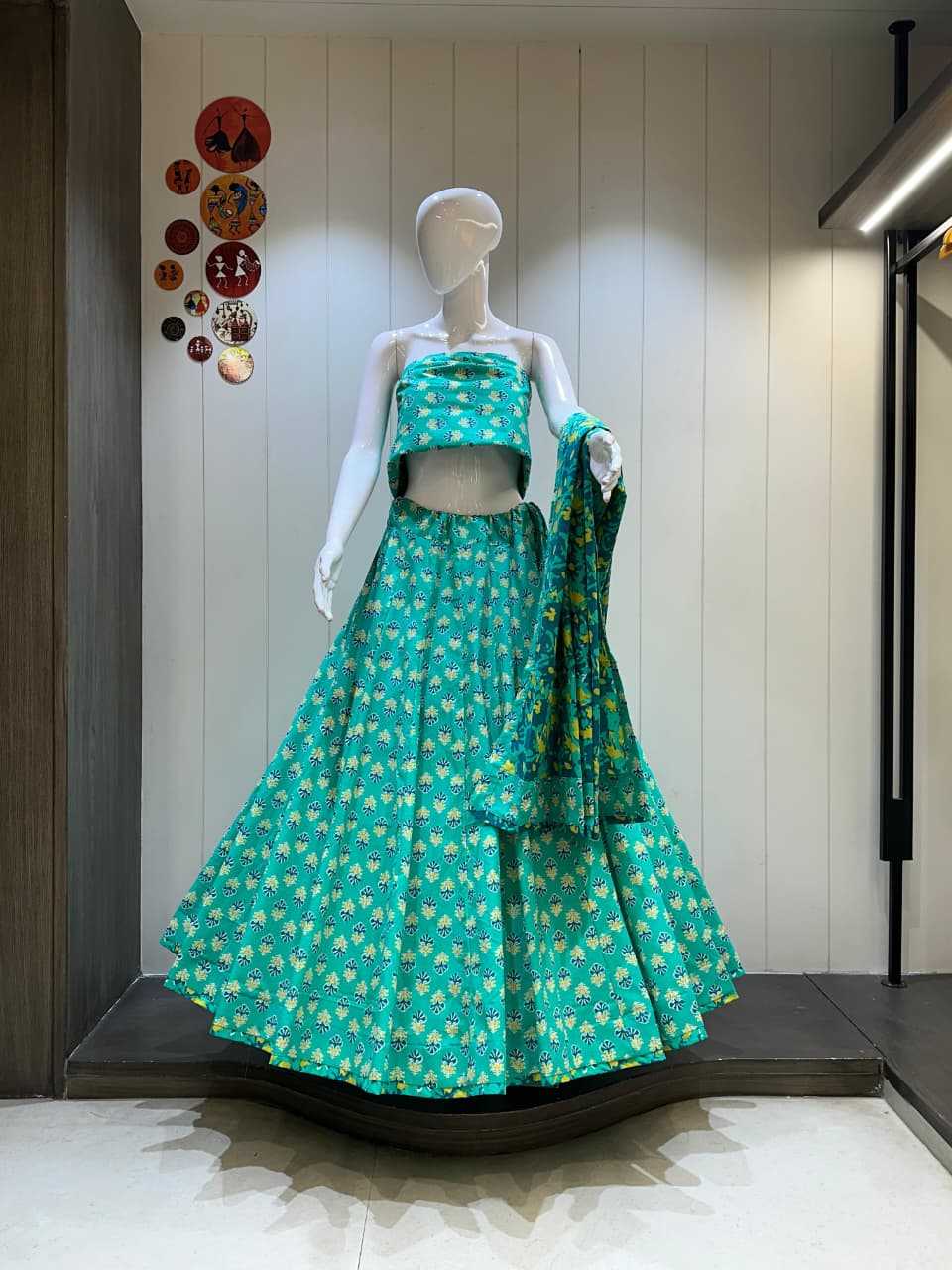 Akshara Cotton Cambric Fancy Lehenga