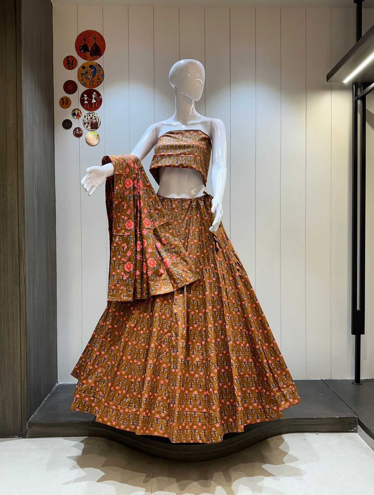 Akshara Cotton Cambric Fancy Lehenga