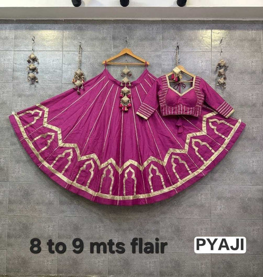 Amrishka Heavy Roman Silk Traditional Lehenga