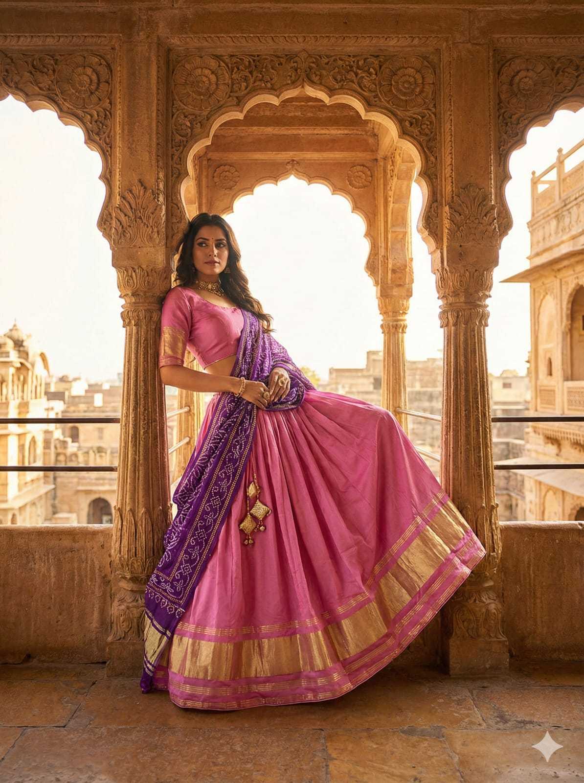Anagha Gajji Silk Traditional Lehenga