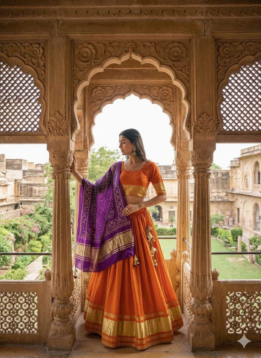 Anagha Gajji Silk Traditional Lehenga