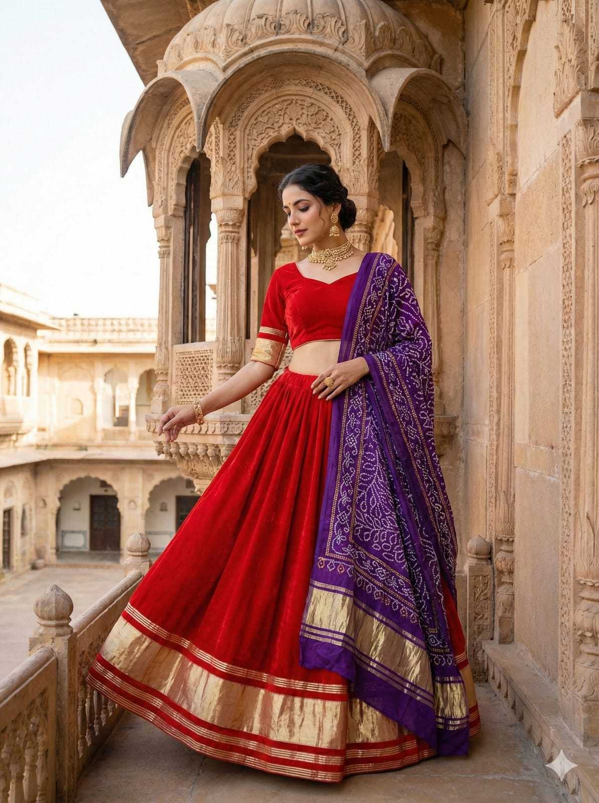 Anagha Gajji Silk Traditional Lehenga