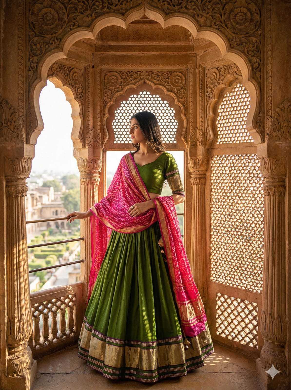 Anagha Gajji Silk Traditional Lehenga