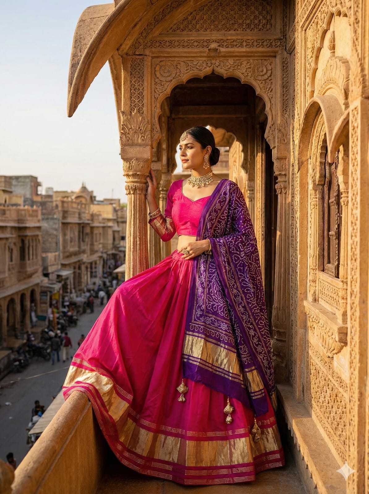Anagha Gajji Silk Traditional Lehenga