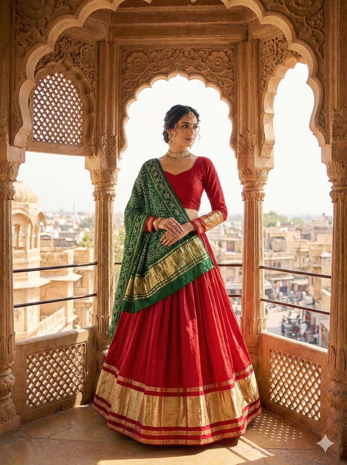 Anagha Gajji Silk Traditional Lehenga