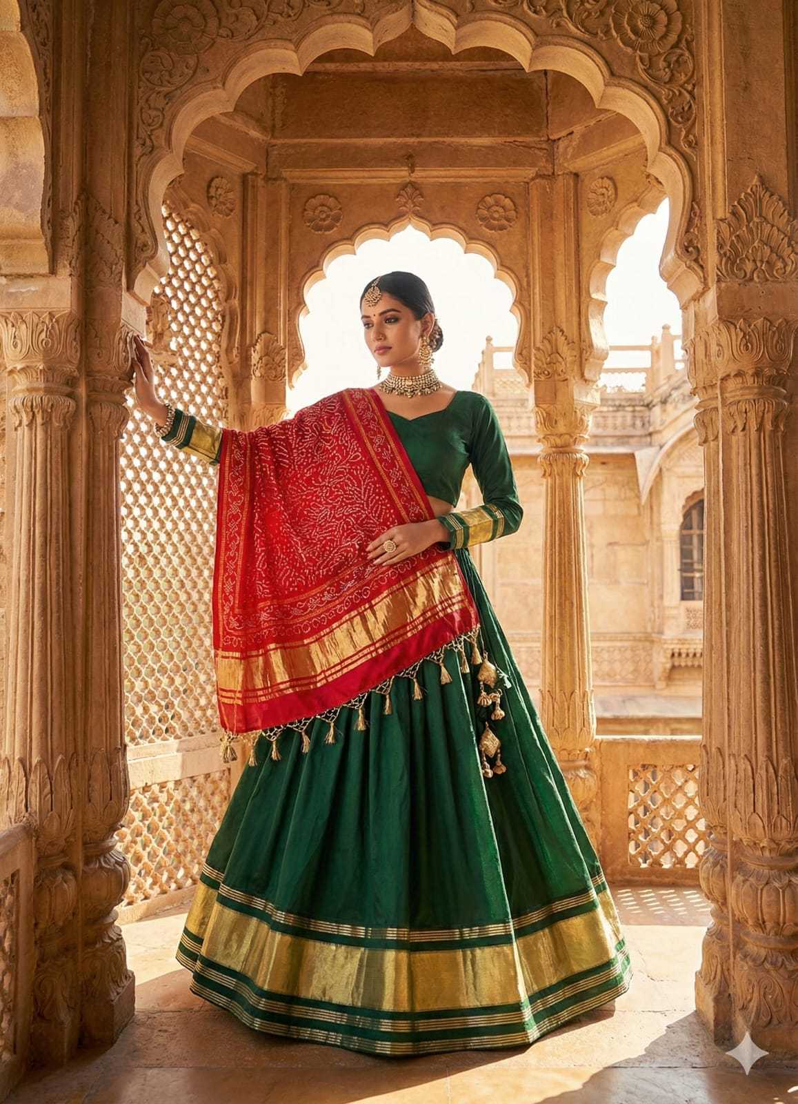 Anagha Gajji Silk Traditional Lehenga