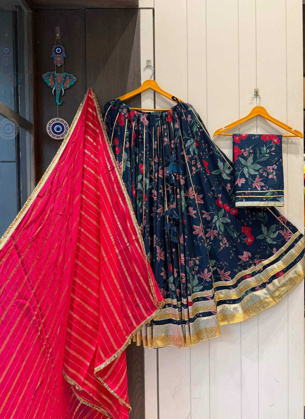 Ashleshini Cotton Cambric Fancy Lehenga