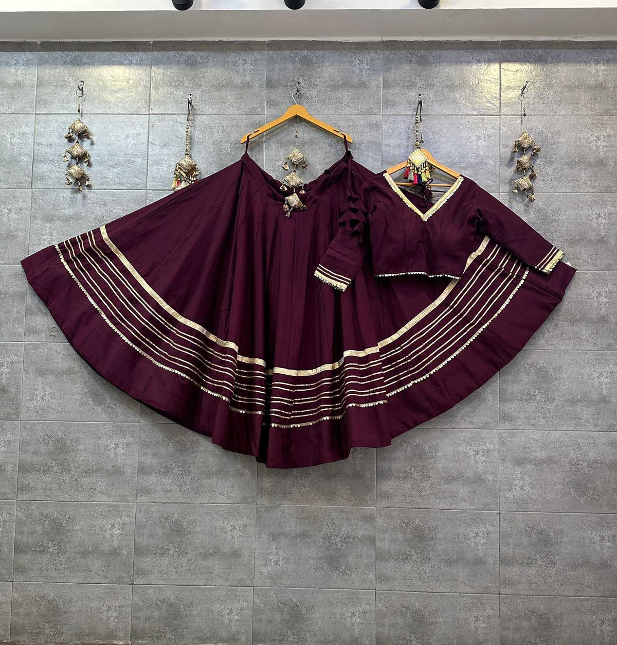 Heavy Roman Silk Designer Lehenga