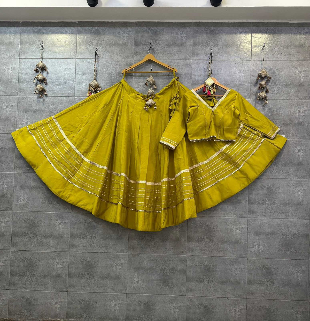Heavy Roman Silk Designer Lehenga