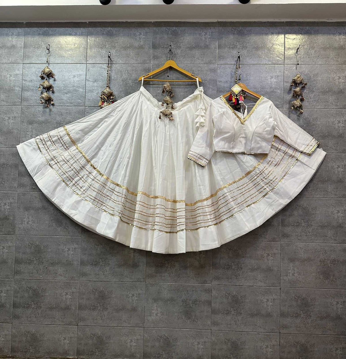 Heavy Roman Silk Designer Lehenga