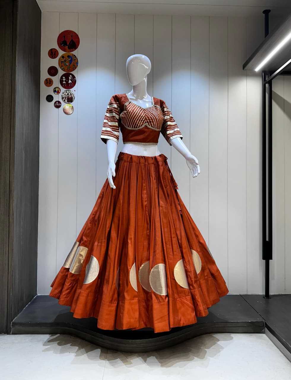Black Diomand Soft Cotton Silk Traditional Lehenga