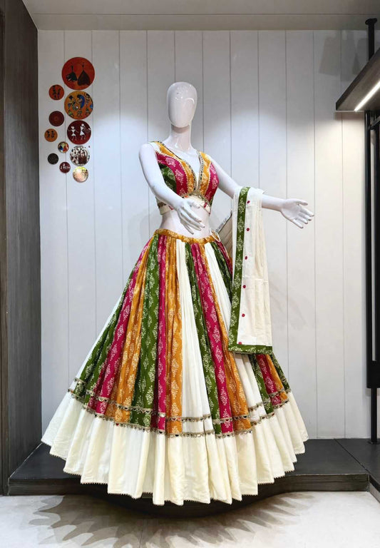 Bubbles Heavy Cotton Cambric Fancy Lehenga
