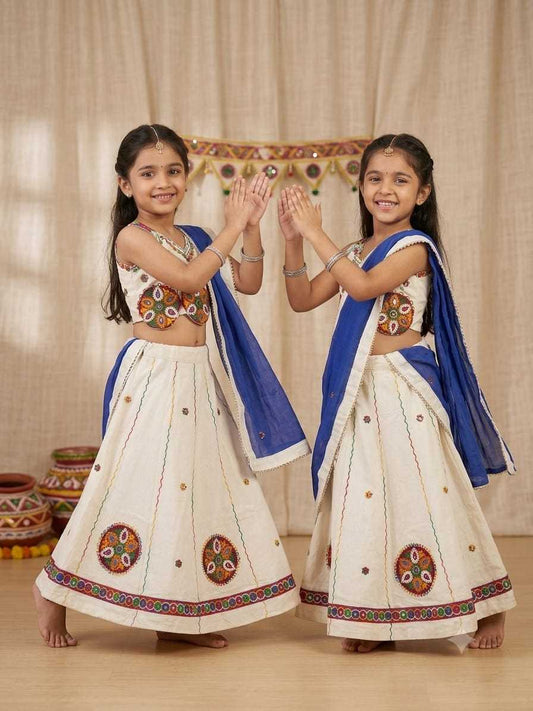 Buvi Cotton Kids Lehenga