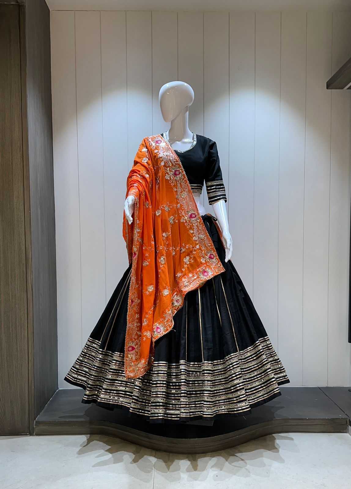 Chandrakala Cotton Fancy Lehenga