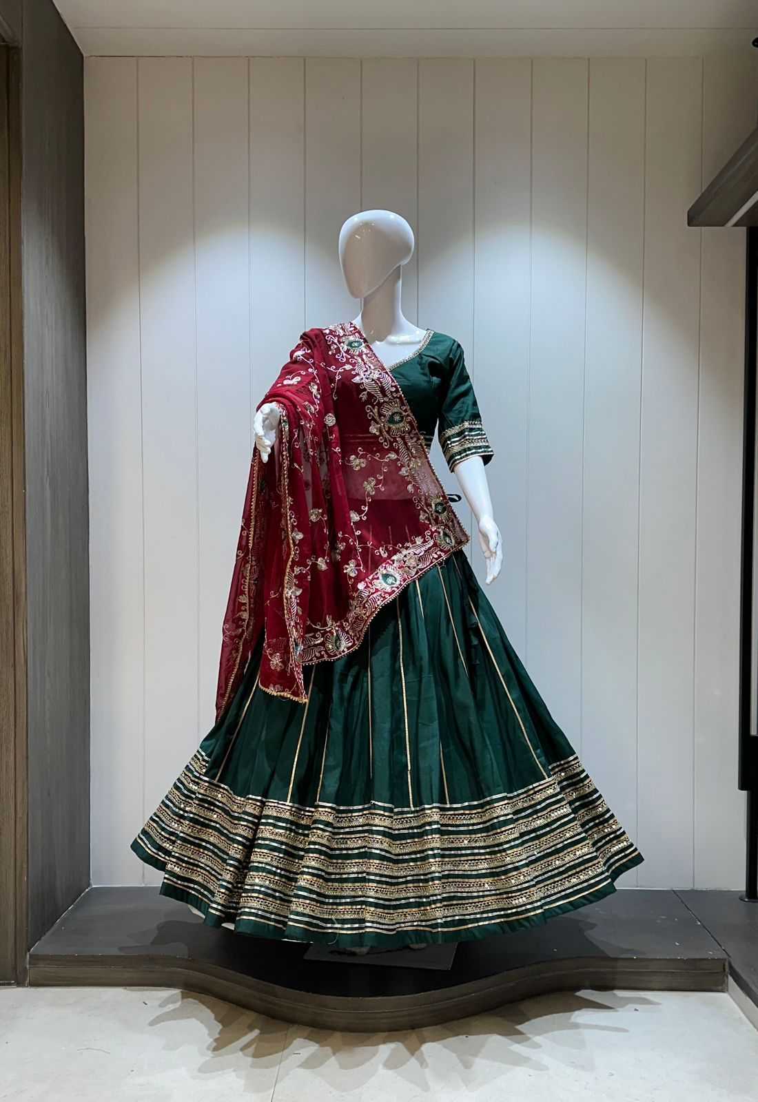 Chandrakala Cotton Fancy Lehenga