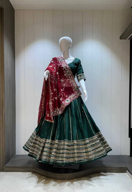 Chandrakala Cotton Fancy Lehenga