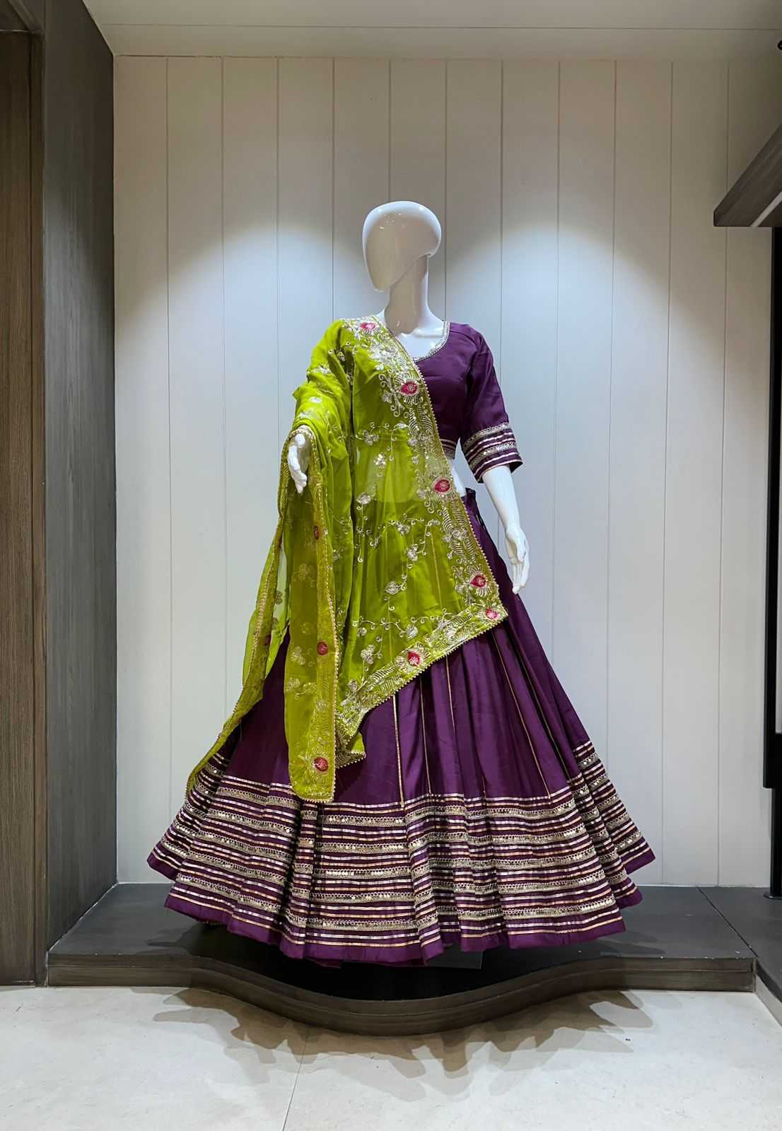 Chandrakala Cotton Fancy Lehenga
