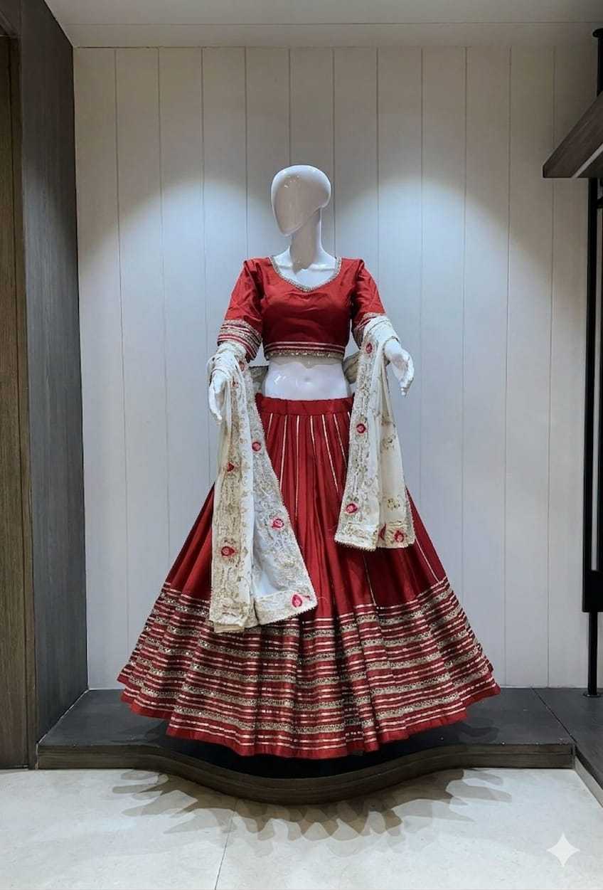 Chandrakala Cotton Fancy Lehenga
