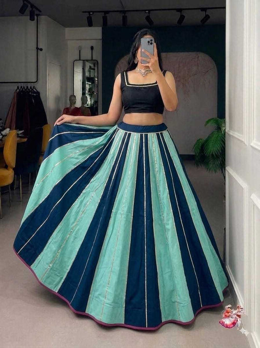 Charunika Cotton Traditional Lehenga