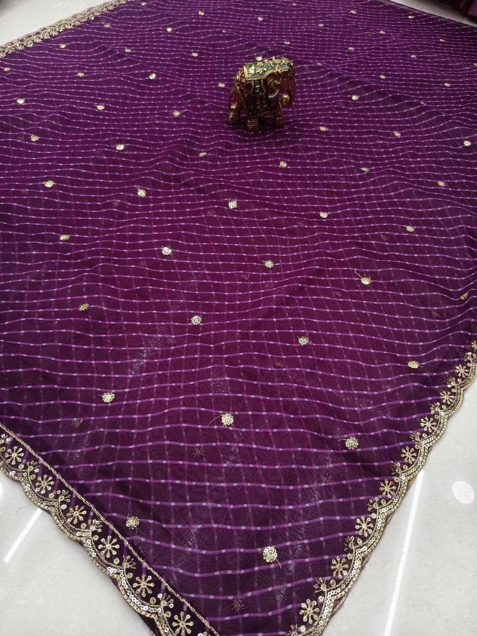 Dhruvisha Georgette Gajji Modal Dupattas
