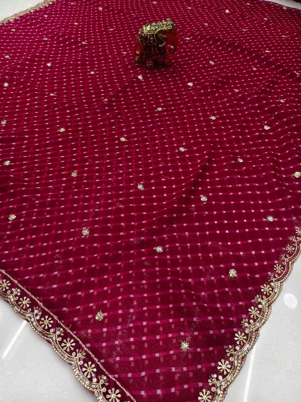 Dhruvisha Georgette Gajji Modal Dupattas