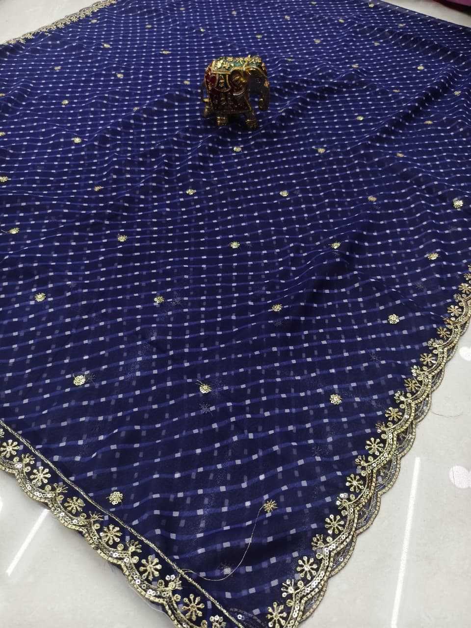 Dhruvisha Georgette Gajji Modal Dupattas