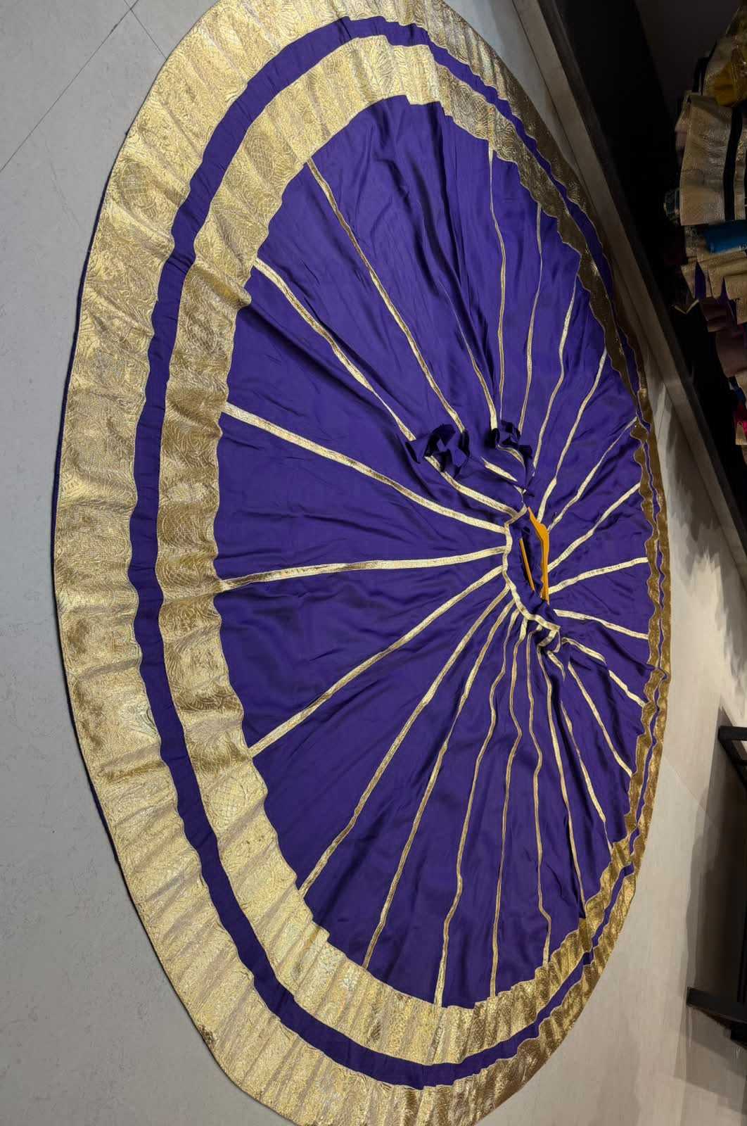 Double Line Soft Cotton Silk Designer Lehenga