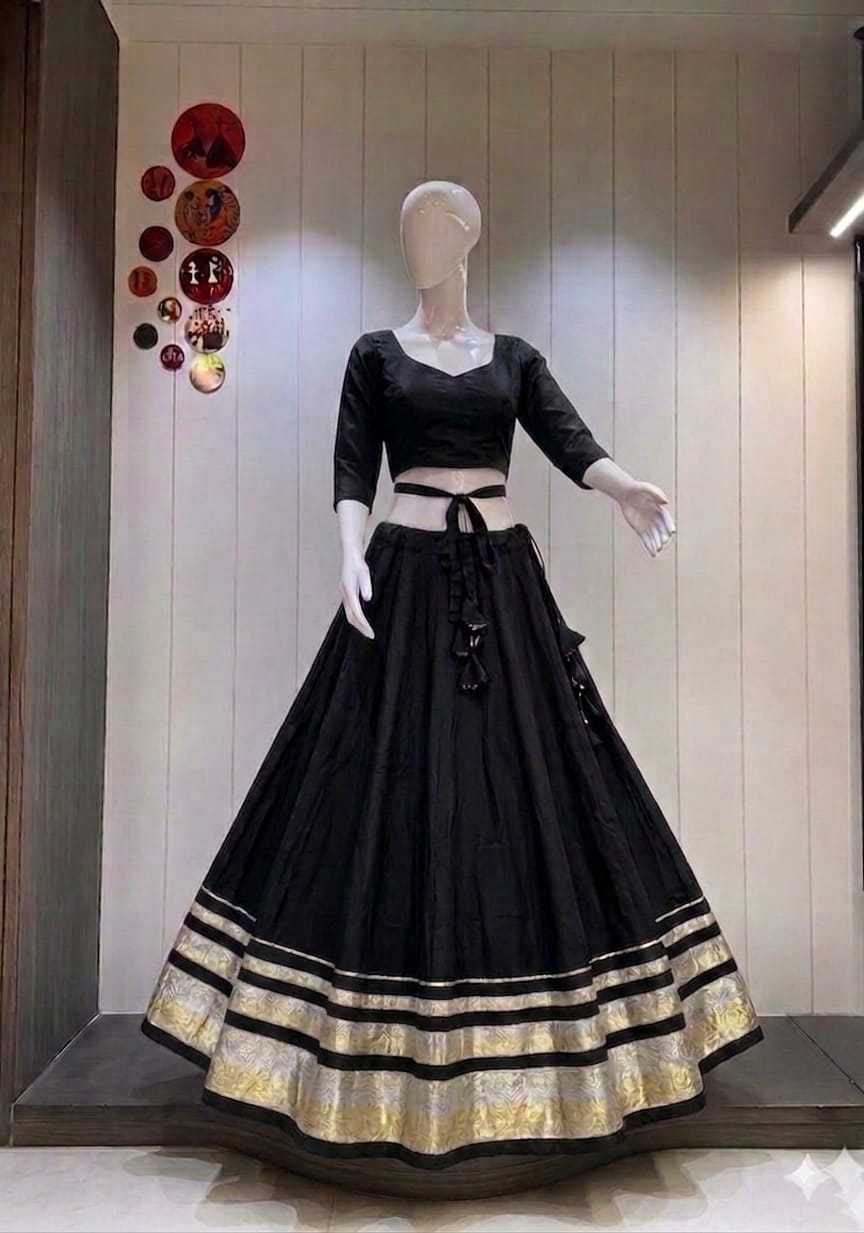 Falguni Heavy Roman Silk Designer Lehenga