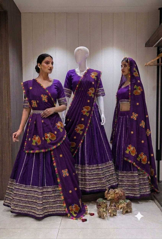 Gajwar Cotton Fancy Lehenga