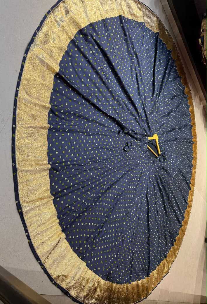 Gharena Skirt Cotton Cambric Designer Lehenga