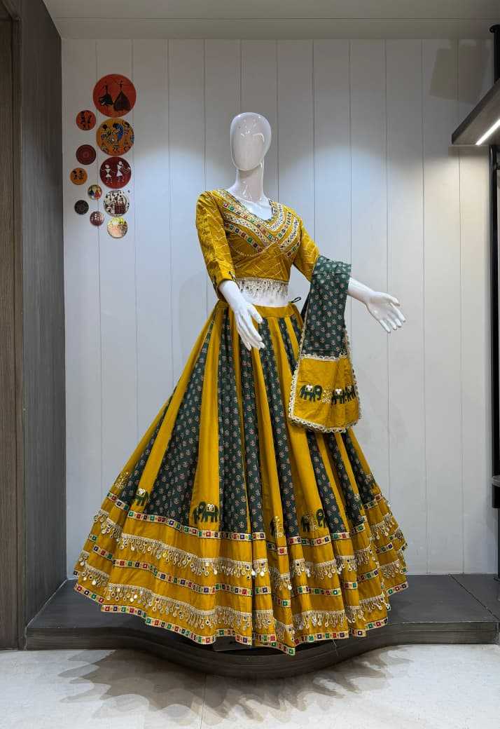 Hathi Family Cotton Traditional Lehenga