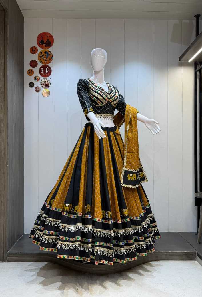 Hathi Family Cotton Traditional Lehenga