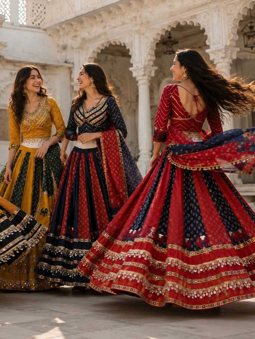 Hathi Family Cotton Traditional Lehenga