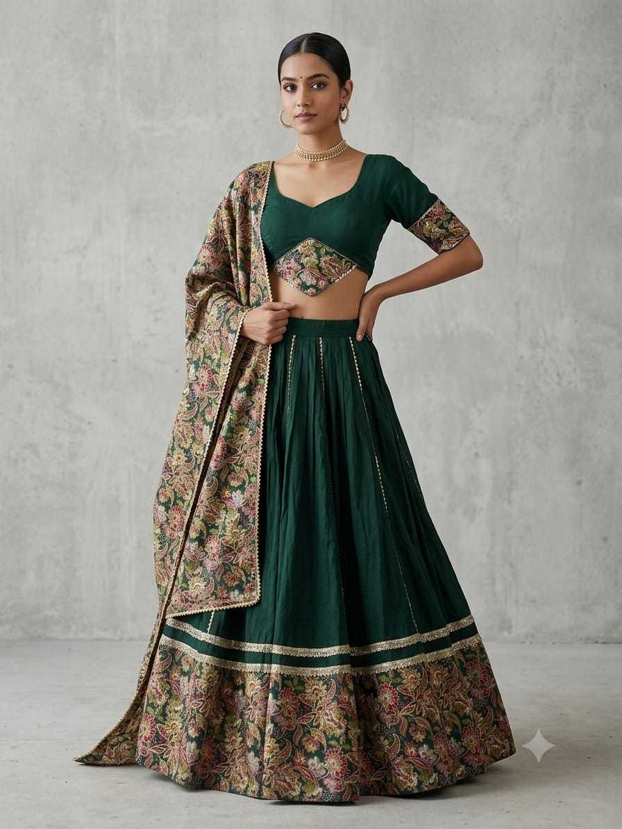 Jamkudi Rayon Designer Lehenga