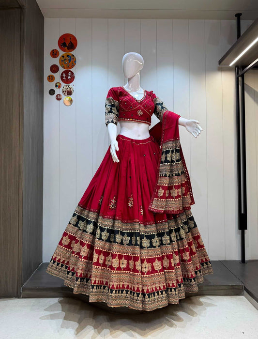 Kalash Cotton Cambric Fancy Lehenga