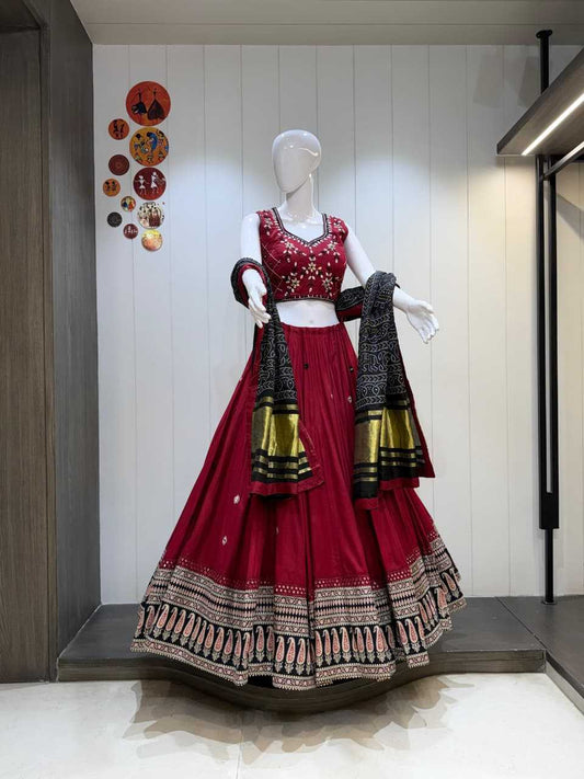 Kalash Pan Cotton Fancy Lehenga