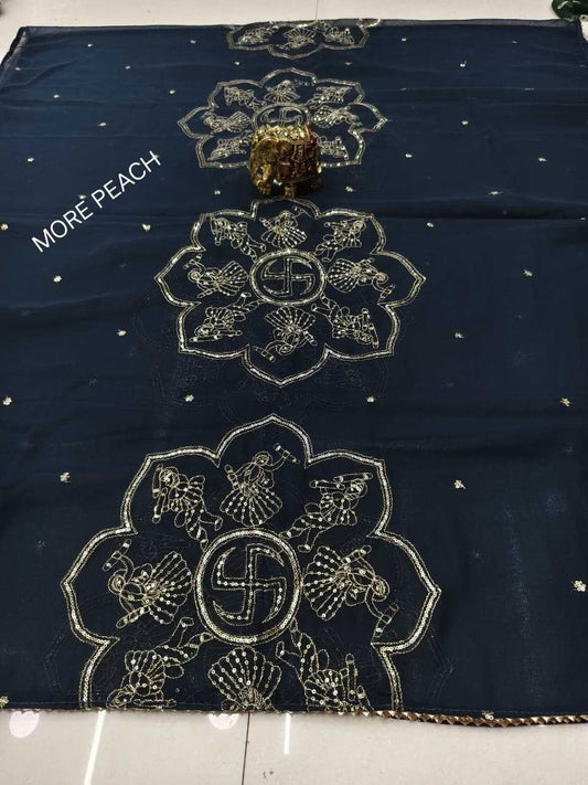 Kalvisha Georgette Gajji Modal Dupattas