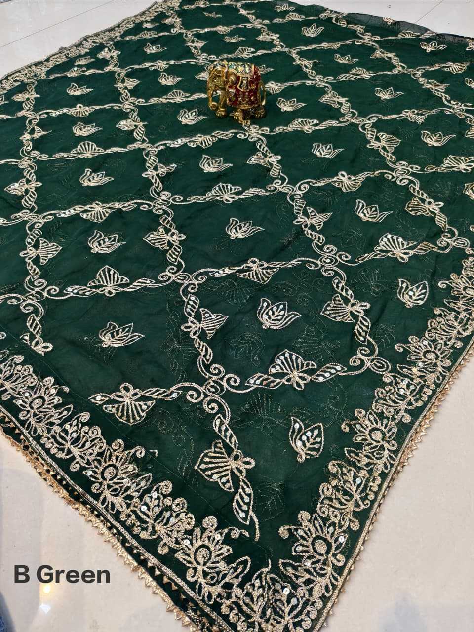 Kamal Duppatta Georgette Gajji Modal Dupattas