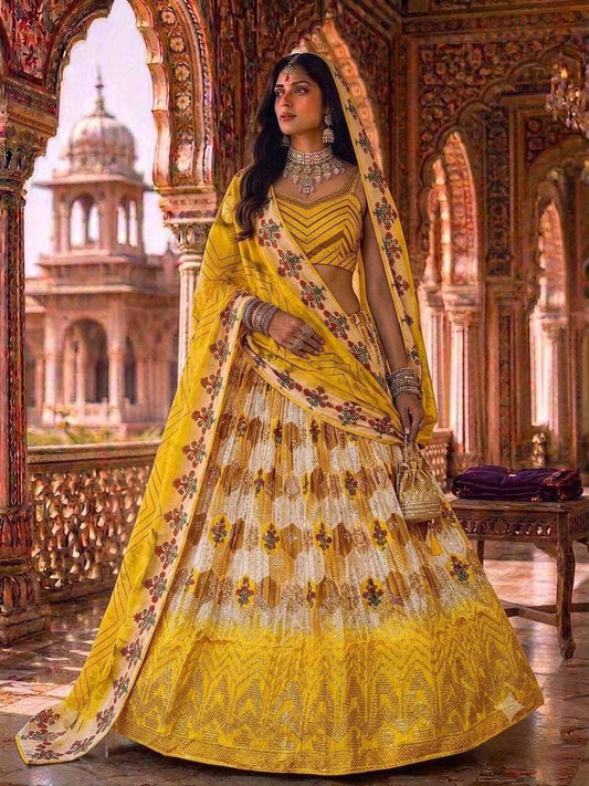 Kavyanika Chinon Fancy Lehenga