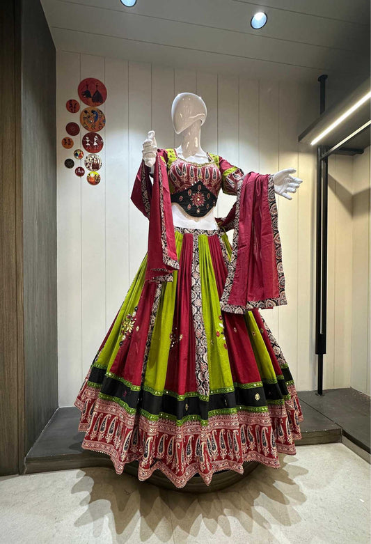 Keri Butta Fancy Printed Lehenga