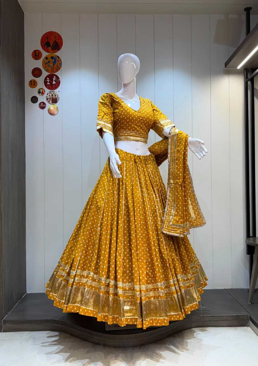 Khammaghani Cotton Fancy Lehenga