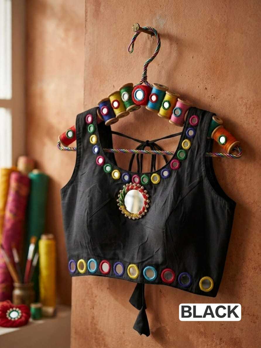 Krishnika Heavy Roman Silk Fashion Blouse