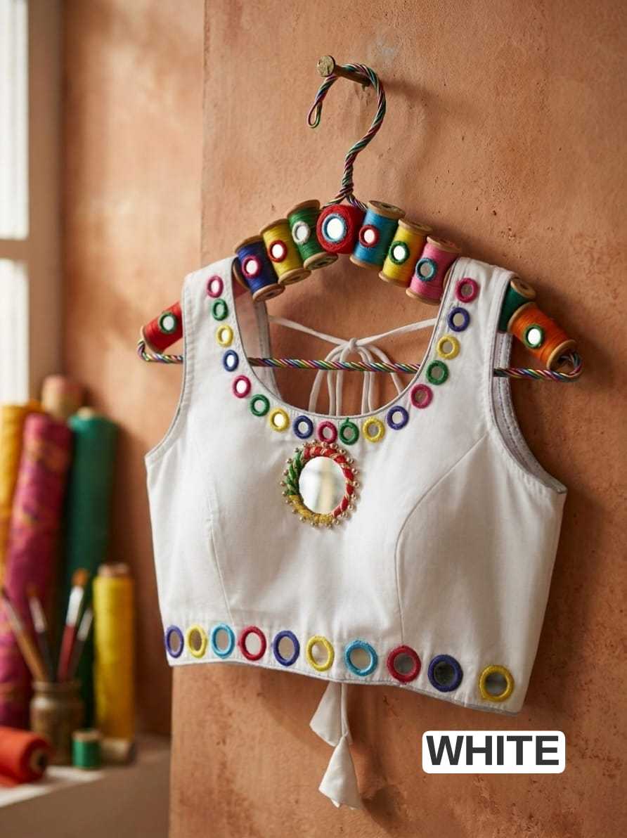 Krishnika Heavy Roman Silk Fashion Blouse
