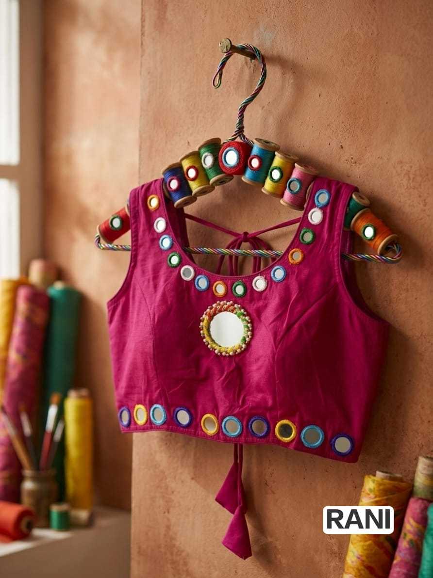 Krishnika Heavy Roman Silk Fashion Blouse