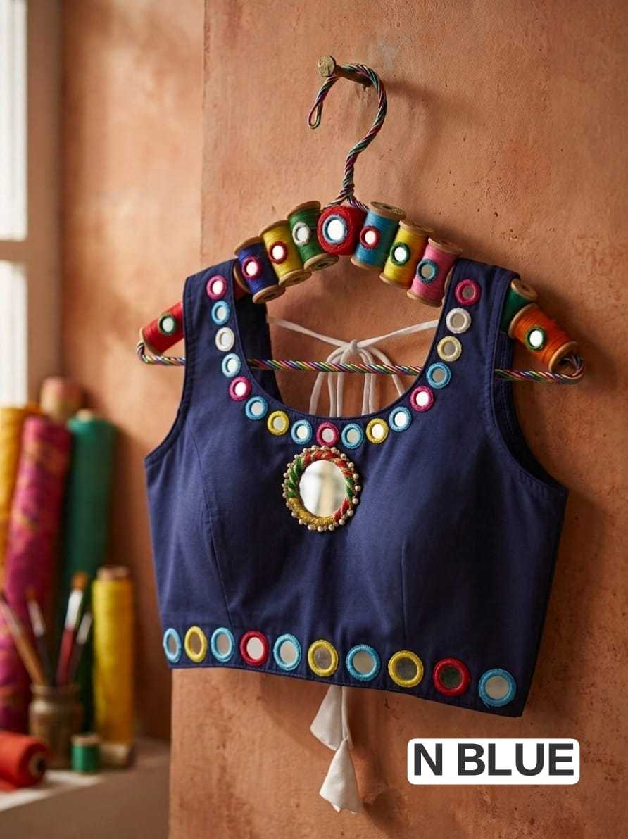 Krishnika Heavy Roman Silk Fashion Blouse