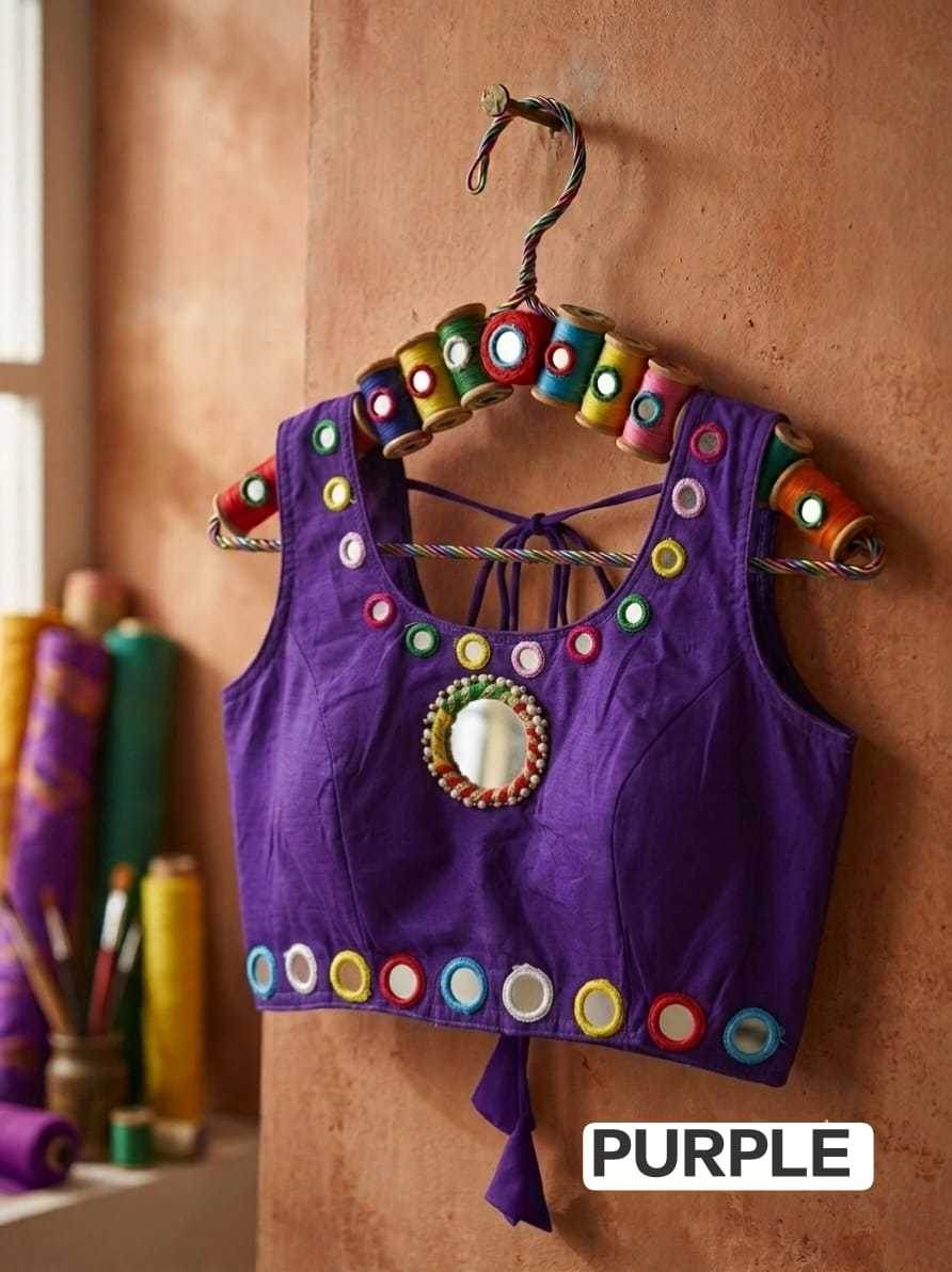 Krishnika Heavy Roman Silk Fashion Blouse